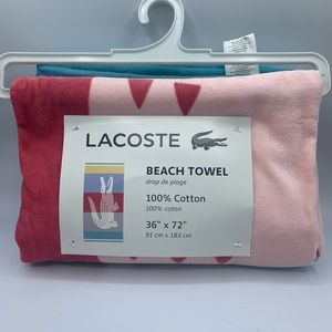 Genuine Lacoste beach towel